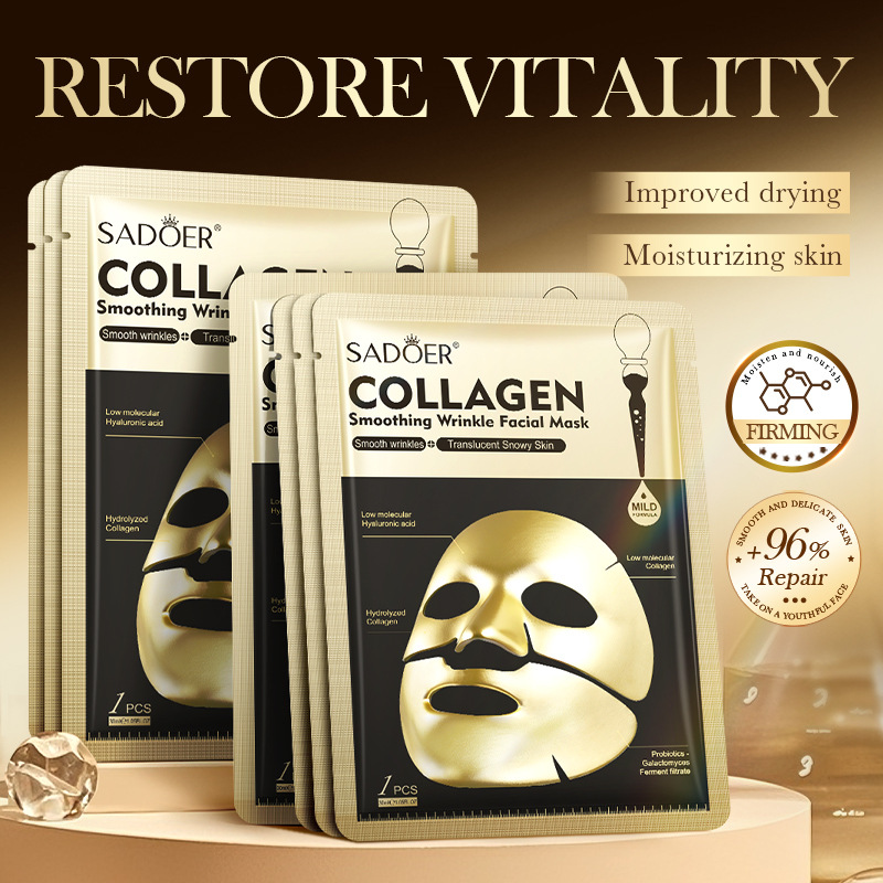 SADOER Goldene Kollagen-Gesich – Sheet Mask Collagen Bewertung und Preis
