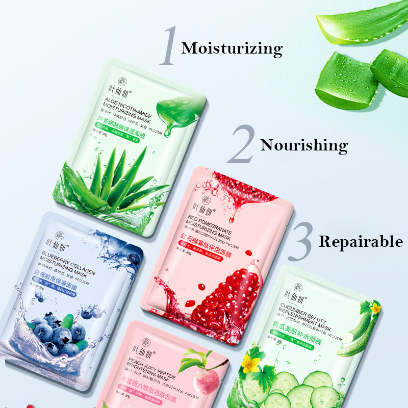 12 teile/satz Blaubeere Gesich – Sheet Mask Collagen Bewertung und Preis